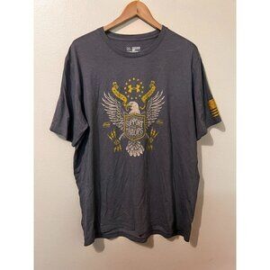 Men's Under Armour Support The Troops Eagle Tee Size 2XL [GREAT]